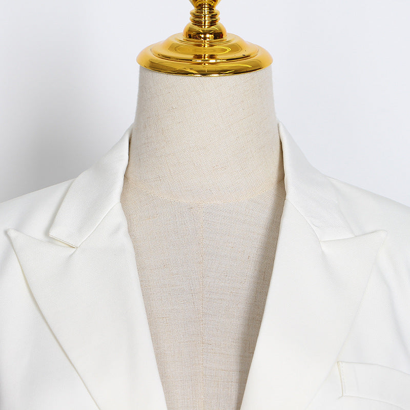Ladies bright diamond long sleeve suit jacket
