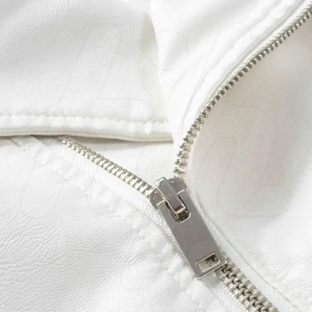 Comfortable Long Sleeve Women Leather Jacket