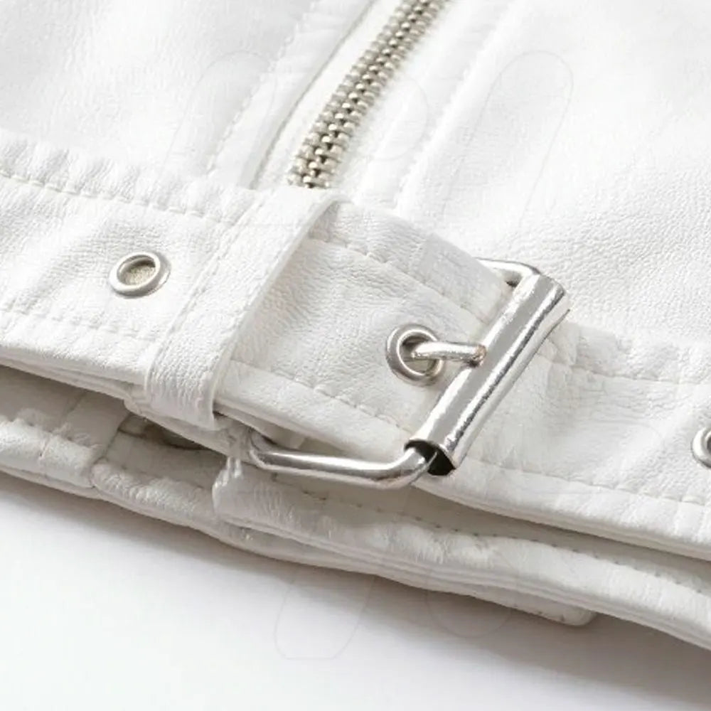 Comfortable Long Sleeve Women Leather Jacket